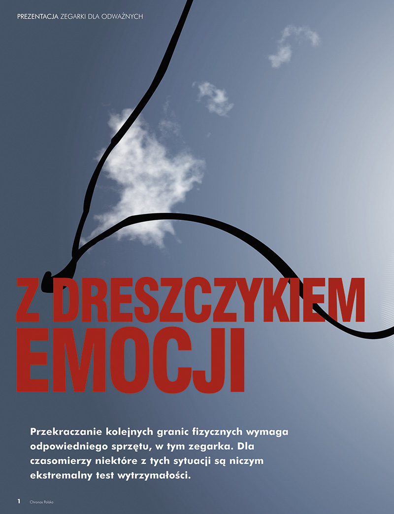 Zegarki dla odważnych (Chronos 1/2016, str. 70-79) Zegarki dla odważnych (Chronos 1/2016, str. 70-79)
