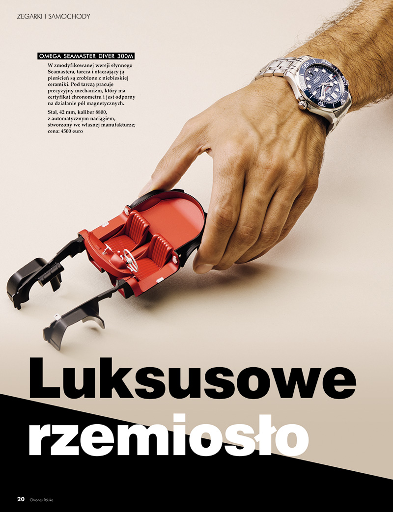 Zegarki i samochody - Luksusowe rzemiosło (Chronos 1/2019, str. 20-25) Zegarki i samochody - Luksusowe rzemiosło (Chronos 1/2019, str. 20-25)